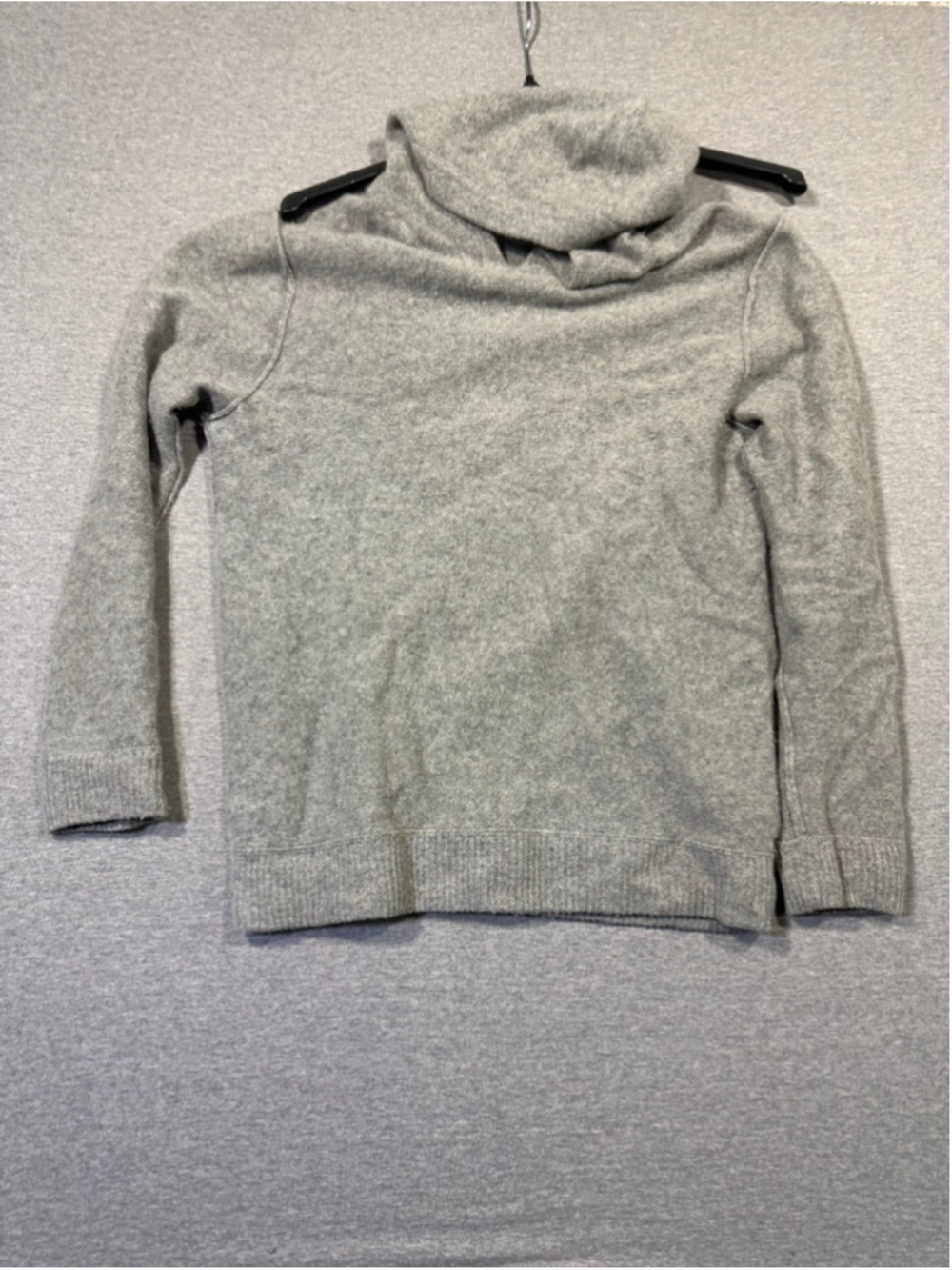 Women's McCarren & Sons Gray Cashmere Cowl Neck Sweater L